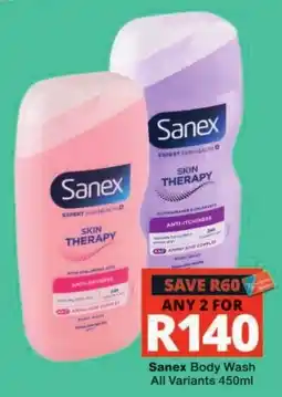 Checkers Sanex Body Wash offer