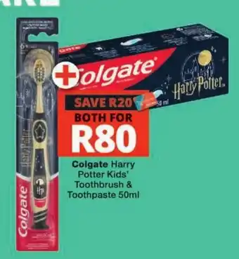 Colgate Harry Potter Kids' Toothbrush & Toothpaste 50ml