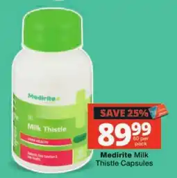 Checkers Medirite Milk Thistle Capsules offer