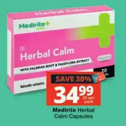 Checkers Medirite Herbal Calm Capsules offer