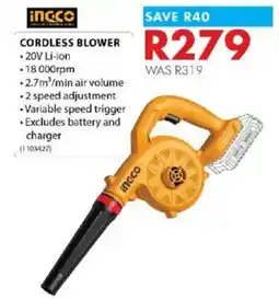 Chamberlain incco cordless blower offer