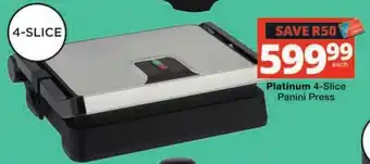 Platinum 4-Slice Panini Press