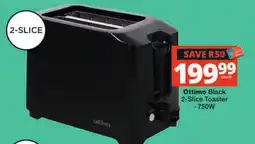 Checkers Ottimo Black 2-Slice Toaster offer