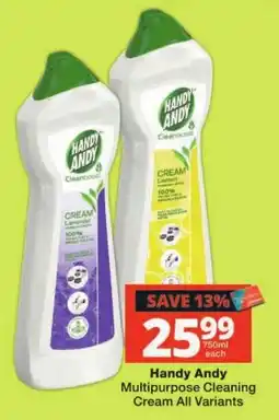 Checkers Handy Andy Multipurpose Cleaning Cream offer