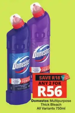 Checkers Domestos Multipurpose Thick Bleach offer