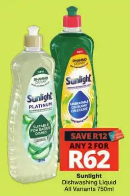 Checkers Sunlight Dishwashing Liquid offer