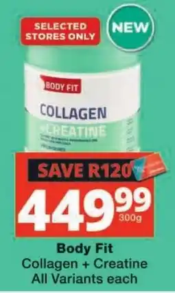 Checkers Body Fit Collagen + Creatine offer