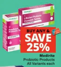 Checkers Medirite Probiotic Products offer