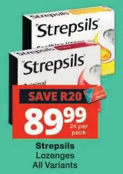 Checkers Strepsils Lozenges offer