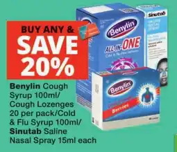 Checkers Benylin Cough Syrup offer