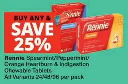 Checkers Rennie Chewable Tablets offer