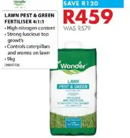 Chamberlain Wonder Lawn Pest & Green Fertiliser offer