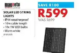 Chamberlain magneto SOLAR LED STRING LIGHTS offer