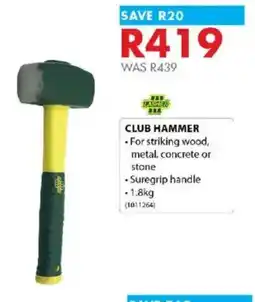 Chamberlain Club Hammer offer