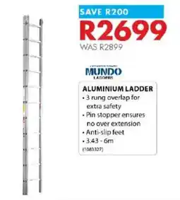 Chamberlain MUNDO ALUMINIUM LADDER offer
