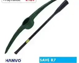 Chamberlain Poly handle pickaxe HANVO offer