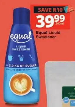 Checkers Equal Liquid Sweetener offer