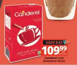 Checkers Canderel Café Sweetener Sticks offer