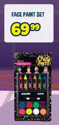 The Crazy Store Crazy Party Face Paint Set offer