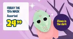 The Crazy Store Friday the 13th mask assorted offer