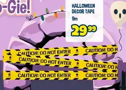The Crazy Store Halloween decor tape offer
