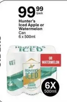Liquor City Hunter's Iced Apple or Watermelon offer