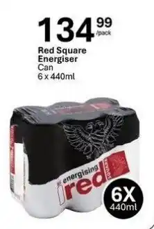 Liquor City Red Square Energiser Can offer