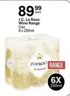 Liquor City J.C. Le Roux Wine Range offer