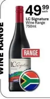 Liquor City LC Signature Wine Range offer