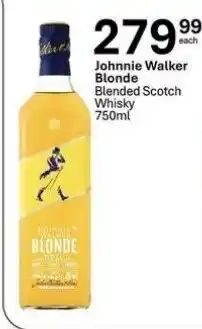 Liquor City Johnnie Walker Blonde Blended Scotch Whisky offer