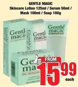 Boxer Superstores Gentle Magic Skincare Lotion / Serum / Mask / Soap offer