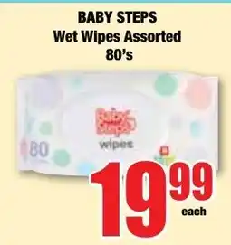 Boxer Superstores Baby Steps Wet Wipes Assorted offer