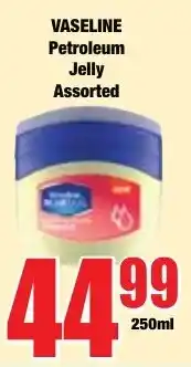 Boxer Superstores VASELINE Petroleum Jelly Assorted offer
