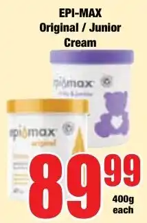Boxer Superstores EPI-MAX Original / Junior Cream offer