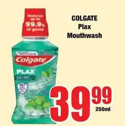 Boxer Superstores Colgate Plax Mouthwash offer