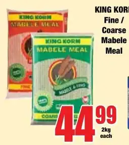 Boxer Superstores King Korn Mabele Meal offer