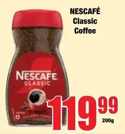 Boxer Superstores NESCAFÉ Classic Coffee offer