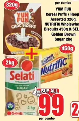 Boxer Superstores YUM FUN Cereal Puffs / Hoops Assorted offer