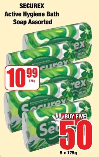 SECUREX Active Hygiene Bath Soap Assorted