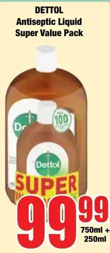 Boxer Superstores Dettol Antiseptic Liquid offer
