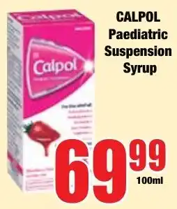 Boxer Superstores Calpol Paediatric Suspension Syrup offer
