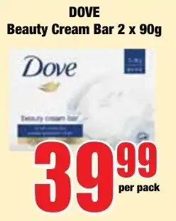 Boxer Superstores Dove Beauty Cream Bar offer