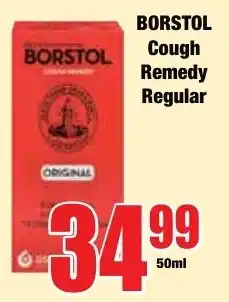Boxer Superstores BORSTOL Cough Remedy Regular offer