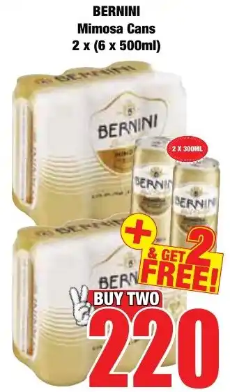 Bernini Mimosa Cans