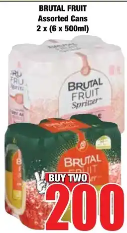 Boxer Superstores BRUTAL FRUIT Assorted Cans offer