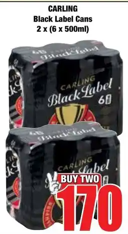 Boxer Superstores CARLING Black Label Cans offer