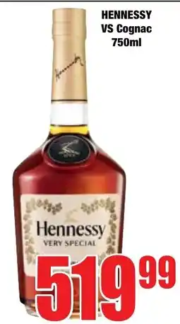 Boxer Superstores Hennessy VS Cognac offer