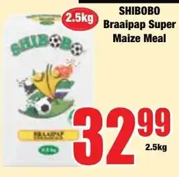 Boxer Superstores SHIBOBO Braaipap Super Maize Meal offer