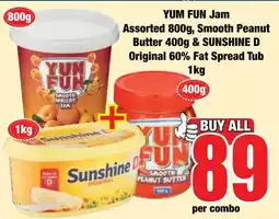 Boxer Superstores YUM FUN Jam Assorted offer