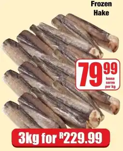 Boxer Superstores Frozen Hake offer